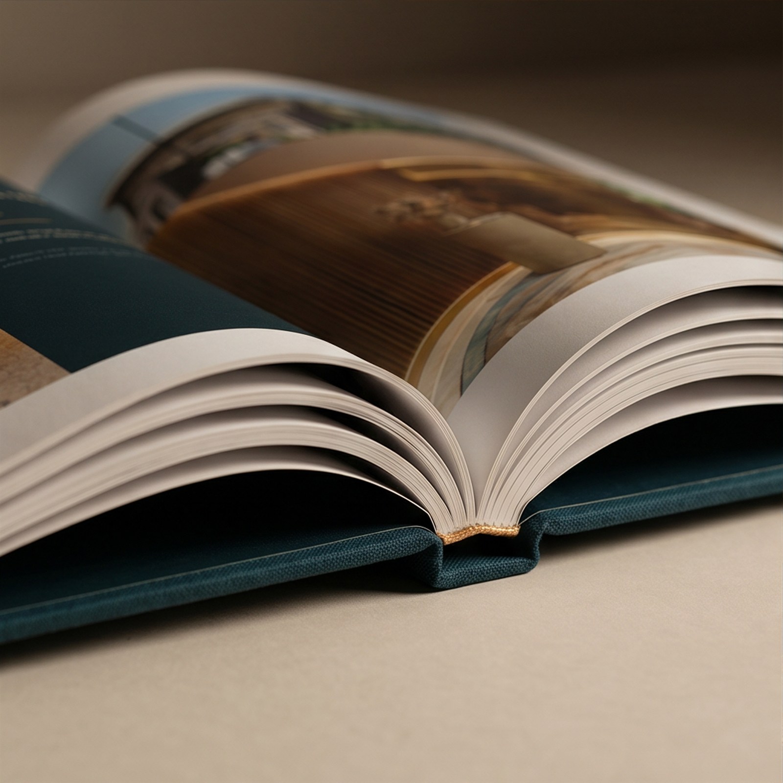 Mirage booklet — printed book spread